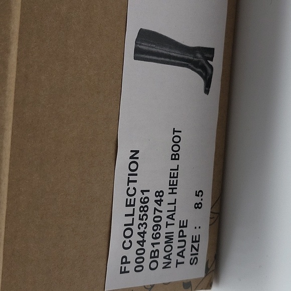 743- Free People Naomi tall Heels Boots Genuine Leather Size 8.5 NWT - Picture 12 of 16